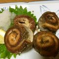 毎日楽しい's cooksnap of when they made 秋刀魚の２色ロール焼き.