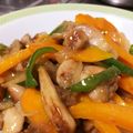 jun_rihua's cooksnap of when they made パプリカと鶏肉の炒め物♪パプリカ消費に♡.