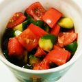 ＹＯＵ太's cooksnap of when they made 簡単＊トマトとキュウリのバルサミコサラダ.
