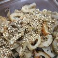 りっちcooking's cooksnap of when they made 蓮根と人参のきんぴら.