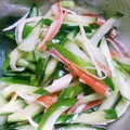 あゆまん's cooksnap of when they made ☆カニかまときゅうりの中華和え.
