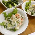しのばぁたん's cooksnap of when they made きゅうりの浅漬けでポテトサラダ 簡単.