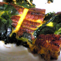 イミテ's cooksnap of when they made うなぎとほうれん草の柳川風.