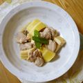 sumirenore's cooksnap of when they made たけのこと鶏肉の煮物.