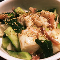 おつまみレシピ研究's cooksnap of when they made 梅～☆長芋ときゅうりのたたき和え☆.