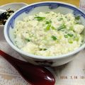 ゆけり３兄弟's cooksnap of when they made 豆腐だけ！炒り丼　満腹^^.