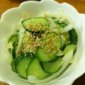 逆さナマズ's cooksnap of when they made 鶏胸肉ときゅうりのさっぱり和え.