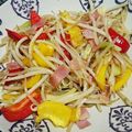 ぱにぱる's cooksnap of when they made パプリカとセロリのベーコン炒め.