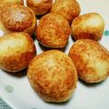 みーぽんるるる's cooksnap of when they made 袋で簡単、たこ焼き器でポンデケージョ.