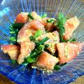 アネクメーネ's cooksnap of when they made トマトとニラのごま和え.