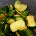 Mizu＊kichi's cooksnap of when they made ☆簡単でおいしいキュウリの和え物☆.