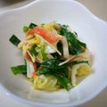 まほじょ's cooksnap of when they made 白菜のカニ風味和え.