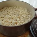 miykitchen's cooksnap of when they made ル・クルーゼで炊く☀玄米ご飯.