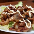 モーリーママ's cooksnap of when they made コテっコテ♪鶏皮のてり焼き＋チリマヨ☆.