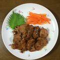 早起きまま's cooksnap of when they made 豚ヒレ肉の生姜焼き☆にんにくバター味♫コク旨☆.