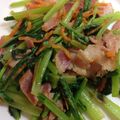 ハワイカイルア's cooksnap of when they made ☆お弁当☆小松菜のベーコン炒め.