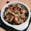桜月❀咲良mommy's cooksnap of when they made ズッキーニとトマトのチーズ焼き.