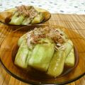 赤い電話's cooksnap of when they made 夏にピッタリ！レンジで焼きナス風.