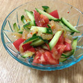 あとちゃん７９'s cooksnap of when they made 中華くらげとトマトのサラダ.