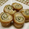 tokotann's cooksnap of when they made 焼き肉のタレdeお揚げと大葉の豚巻き巻き.