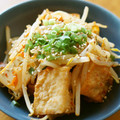 かのんlove's cooksnap of when they made 厚揚げとシャキシャキもやしのキムチ炒め.