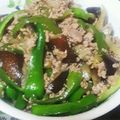 らい銀's cooksnap of when they made なすとピーマンの餡かけ.