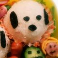 クックSZZ58B☆'s cooksnap of when they made ♡キャラ弁 簡単 スヌーピーPart2♡.