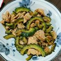 えつおくん's cooksnap of when they made 豚肉とゴーヤの生姜炒め.