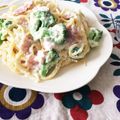 あゆ㍉'s cooksnap of when they made ヘルシー♪まろやか豆腐クリームパスタ.