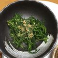 あき0304's cooksnap of when they made オカヒジキのレンジで簡単おひたし☆.