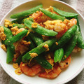 ひまりんりん☆'s cooksnap of when they made スナップエンドウとエビと卵の中華風炒め.