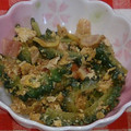 みゆwaco 's cooksnap of when they made ゴーヤとツナの卵炒め.
