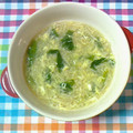 チェックのミニくま's cooksnap of when they made 簡単中華＊えのきと青梗菜のたまごスープ.