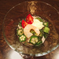 ピーマンがスキです♪'s cooksnap of when they made 簡単前菜☆ハムときゅうりの和風ジュレ♪.