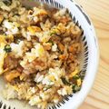 T△U's cooksnap of when they made 簡単大葉チャーハン.