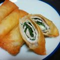 三毛猫ちこ's cooksnap of when they made 春巻き✿豚しそチーズ巻き✿.