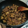 ぉケィ's cooksnap of when they made 茄子のひき肉炒め.