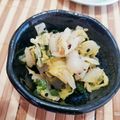 じぇりっこ's cooksnap of when they made 白菜の大葉梅ごまジャコ酢の物　どすぇ.