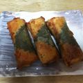 クック94QWZL☆'s cooksnap of when they made 鮭と卵ポテト春巻き.