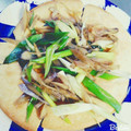 ゆぅーぽ's cooksnap of when they made 九条ネギと牛蒡のピザ.