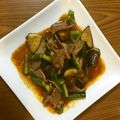 min0614's cooksnap of when they made 豚バラとナスの醤油糀炒め.
