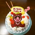 りこまこせいやのパパ's cooksnap of when they made ☆２歳　アンパンマンのケーキ☆.
