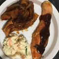 Canchan04's cooksnap of when they made ケチャップ＆中濃ソースのタレ掛け鮭ソテー.