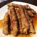 takaton10♪'s cooksnap of when they made 茄子のあっさり肉巻き.