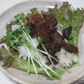 さーパパ's cooksnap of when they made レタスで包むサラダ手巻き寿司.