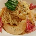 ゆう☆しん's cooksnap of when they made お店の味！？桃とトマトの冷製パスタ.