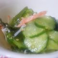 にゃぁくん's cooksnap of when they made 簡単酢の物☆.