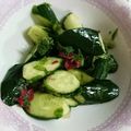 ✴秋茜✴'s cooksnap of when they made 簡単☆白だしで、にんにく梅きゅうり.