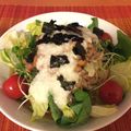 hogesora's cooksnap of when they made 納豆ととろろのサラダ風まぜそば.
