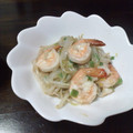 しずそら's cooksnap of when they made ☆プリプリエビともやしのシャキッと炒め☆.